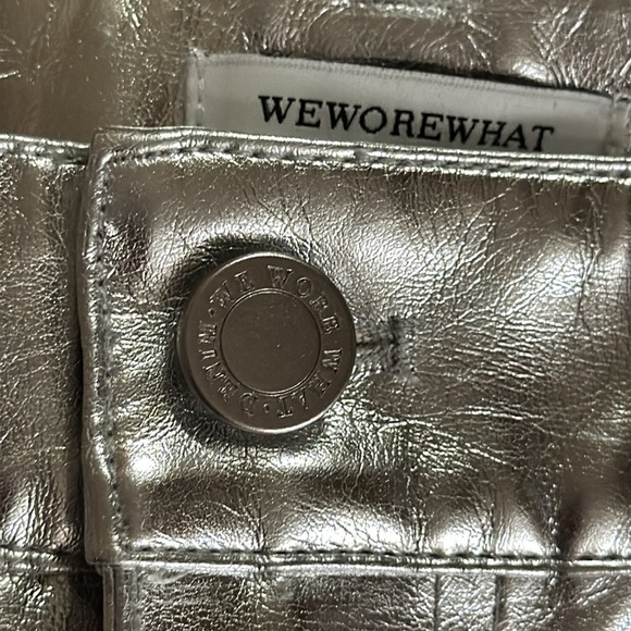 WeWoreWhat Mirror Straight Leg Mirror - Picture 9 of 16